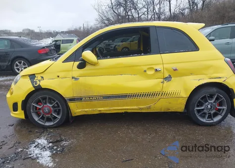2016 Fiat 500 Abarth z USA, uszkodzony, nr VIN 3C3CFFFH0GT122158